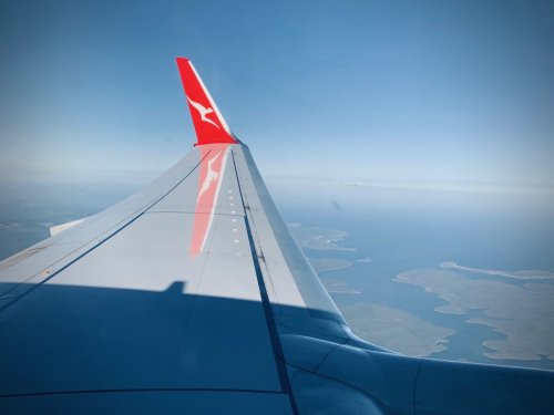 Qantas Boeing 747 winglet