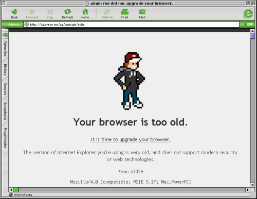 IE 5, Mac OS 9