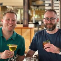 We made our own cocktails!